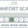 bradstreet (medium latex) comfort scale