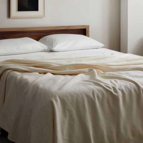 organic cotton honeycomb blanket lifestyle classic ivory.jpg